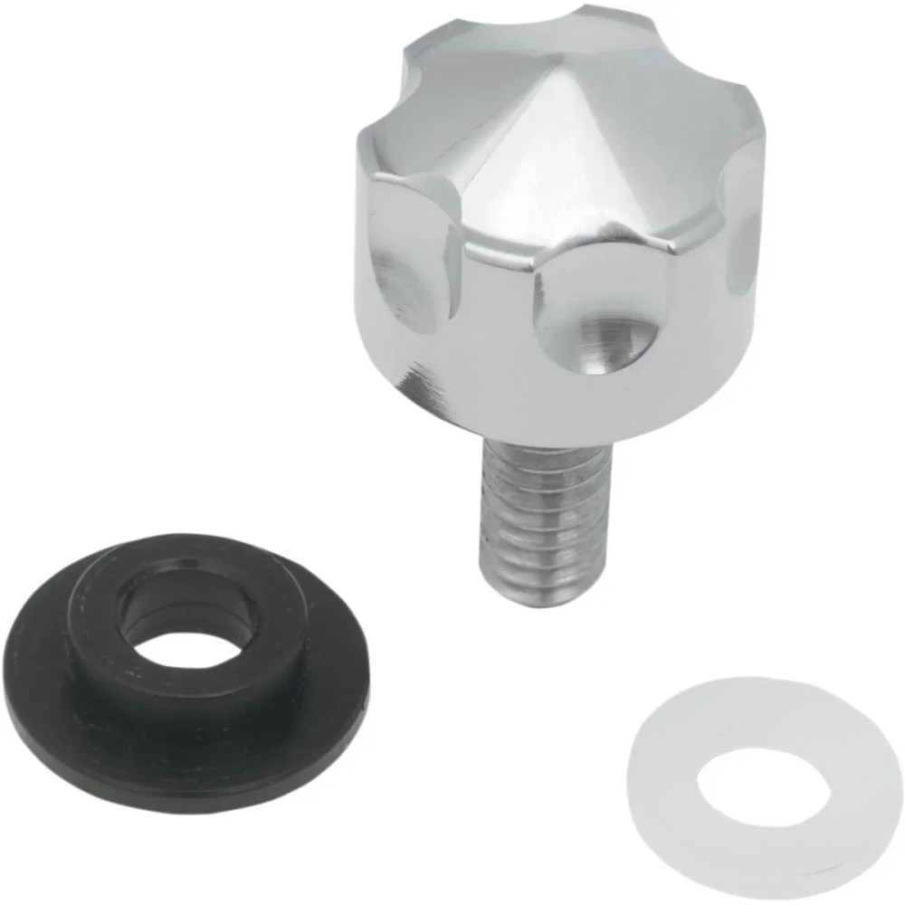 Perilla de montaje de asiento Six-Shooter — 17 mm (11/16") de diámetro, rosca 1/4-20, para modelos '00–'22 H-D