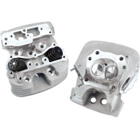 79 cc Super Stock® Cylinder Head — fits 88–110 cu in engines, Silver, powder-coated