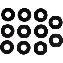 Calzos para asiento de muelle de válvula — 0.060" / 0.015" grosor, 1.500" OD, 0.645" ID, acero