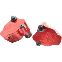 Cylinder Head Breathers — Anodized red