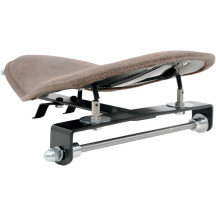 Kit de montaje para asiento solo con muelle — espaciado de pernos 6" o 7", muelles de 3", Negro