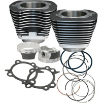 Big Bore Cylinder Kit — 3.927" bore, 106" displacement, 4.375" stroke, Black