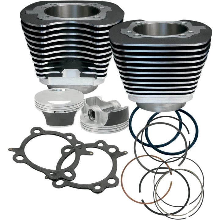 Kit de cilindros Big Bore — diámetro 3.927", 97 cu in, negro