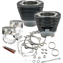 Big Bore Cylinder Kit — 4.125" bore, 4.375" stroke, 117 cu in, Black