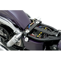 Kit de montaje para asiento solo con muelle — espaciado de pernos 6" o 7", muelles de 3", Negro