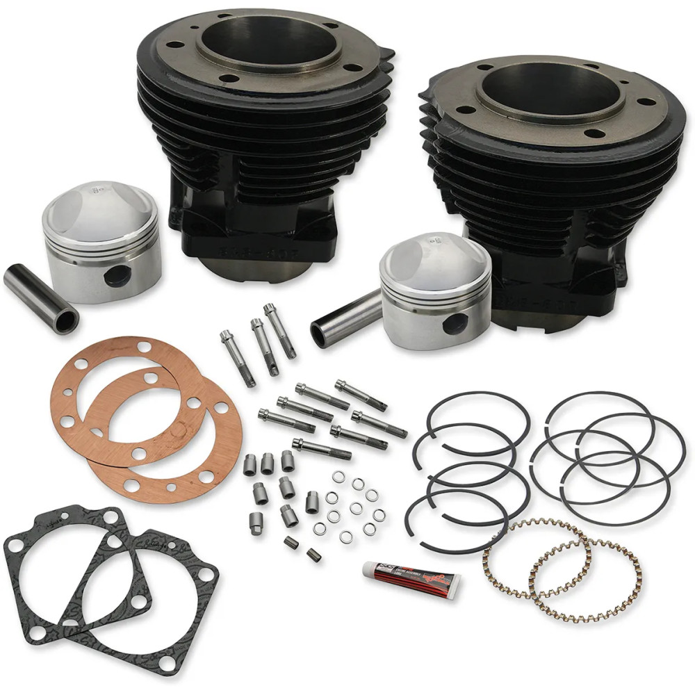 Bore Cylinder and Stroker Piston Kit — 84", 86", 88" displacement, 3.4375" bore