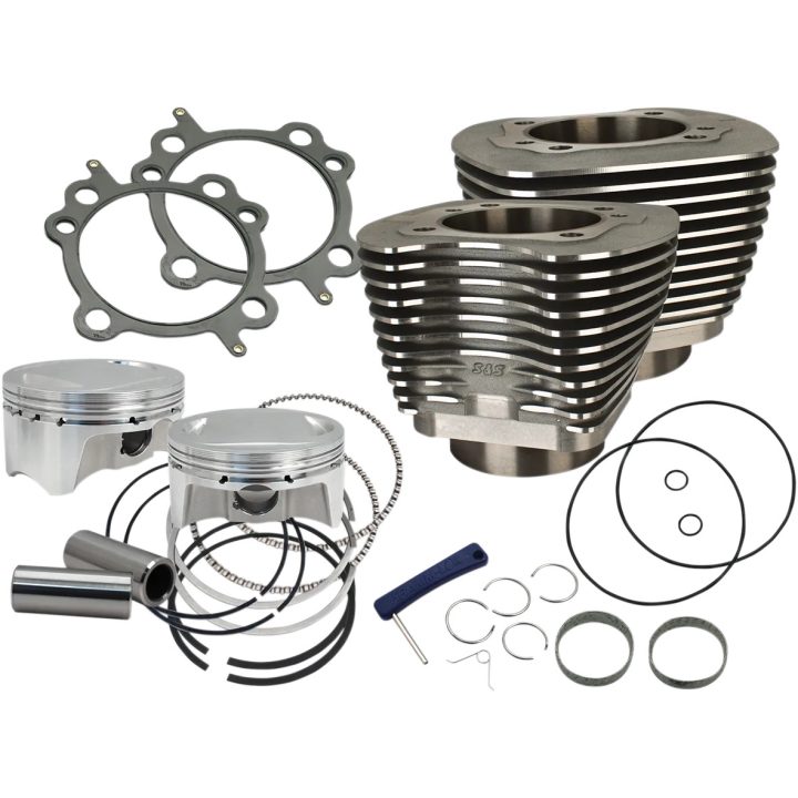 Kit Bolt-In Sidewinder® Big Bore — 4" de diámetro, 110" de cilindrada, carrera 4-3/8", compresión 10,5:1