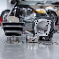 Big Bore Cylinder Kit — 4.25" bore, 4.5" stroke, 128 cu in, Highlighted Fins