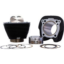 Big Bore Cylinder Kit — 129 cu in, 4.320" bore, 4.375" stroke, Wrinkle Black