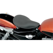 Kit de montaje de asiento solo con muelle para bastidor — Negro, recubrimiento en polvo