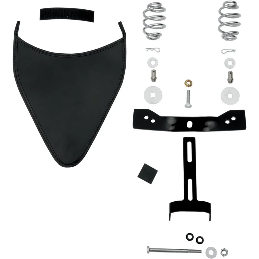 Kit de montaje en bastidor con muelles para asiento solo — Negro, recubrimiento en polvo