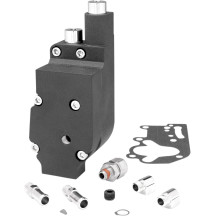 Flow Pro 1 Billet Oil Pump Complete Assembly — Black, 6061 billet aluminum