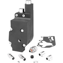 Flow Pro 1 Billet Oil Pump Complete Assembly — Black, 6061 billet aluminum