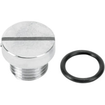 Oil Screen Plug — Chrome