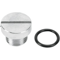 Oil Screen Plug — Chrome