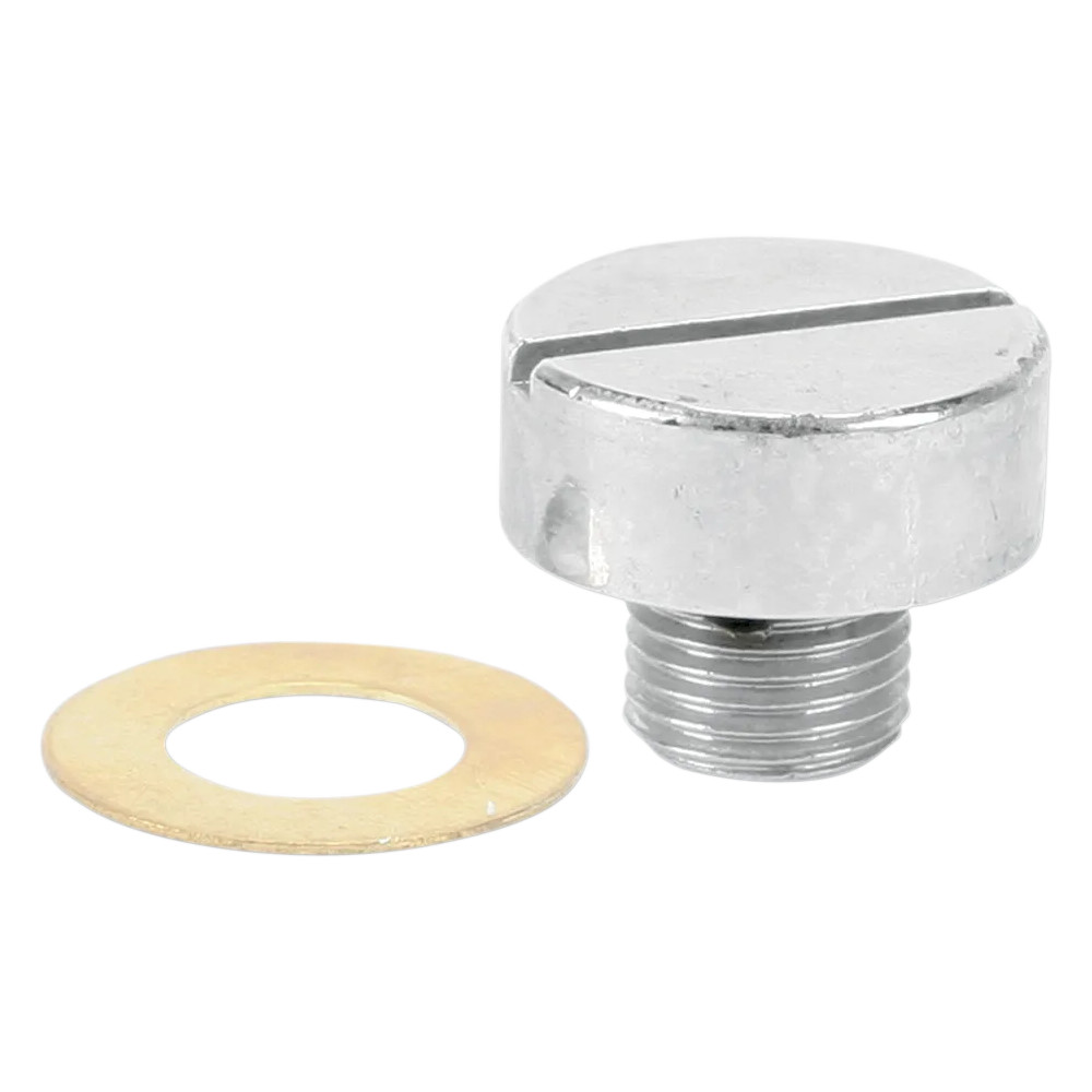 OEM-Style Oil Pump Plug — Chrome