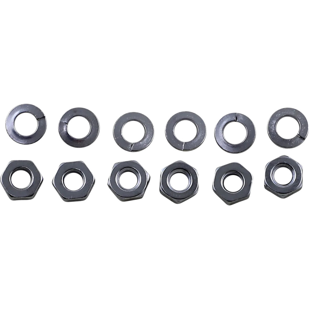Oil Pump Mounting Hardware — 1/4"-24 hex nuts, kit