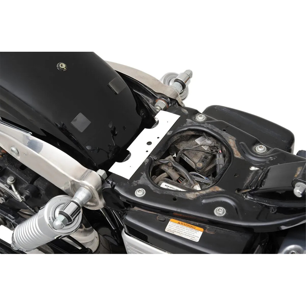 Frame Mount Spring Solo Seat Mount Kit — Black, not for XL 4.5 gal tank