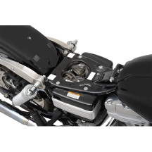 Kit de montaje de muelle para asiento solo en bastidor — Negro, no compatible con XL depósito 17,03 L
