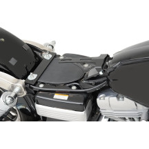 Kit de montaje de muelle para asiento solo en bastidor — Negro, no compatible con XL depósito 17,03 L