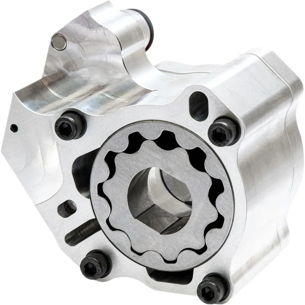 High Pressure / High Volume Oil Pump for M-Eight — HP+®, 6061 billet aluminum, Natural
