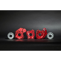 Bomba de aceite Race Series® — gerotor 2.25", requiere placa de leva FEULING High Flow, anodizado rojo