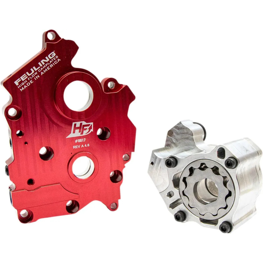 HP+® High Volume Oil Pump — M‑Eight fit, Red kit
