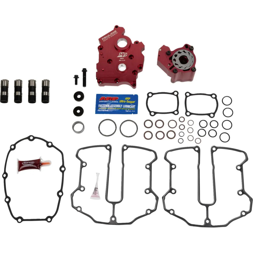 Race Series® Paquetes de sistema de aceite para M8 — Kit, Rojo