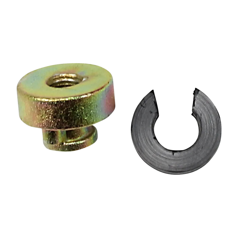 Seat Mounting Nut Kit — 1/4-28, Silver, Gold