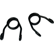 Seat Springs — 76 mm (3 in), pair, Black gloss