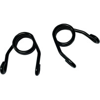 Muelles de asiento — 76 mm (3 in), par, negro brillo