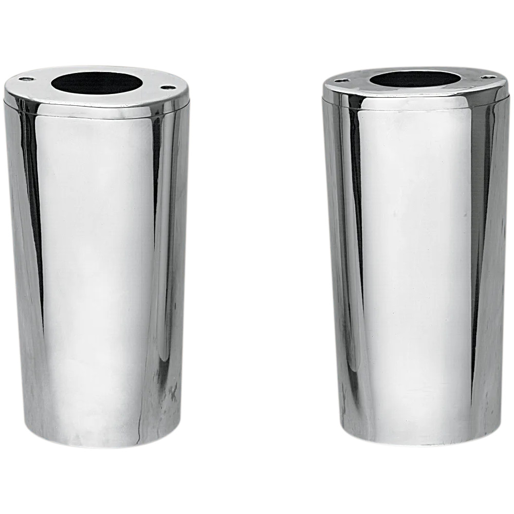 Fork Slider Covers — Chrome, Lifts 102 mm (4.00 in)