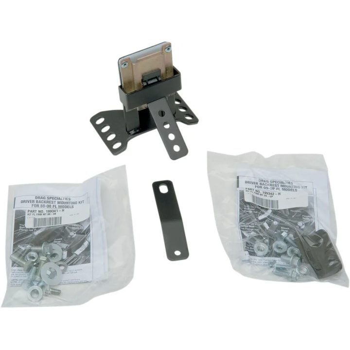 Mecanismo receptor EZ Glide — compatible con modelos Dresser/Touring con asiento OEM de una pieza ranurado, Negro