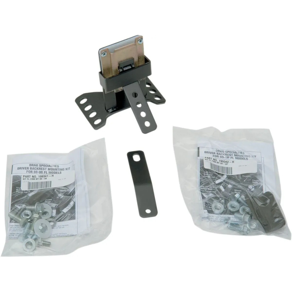 Mecanismo receptor EZ Glide — compatible con modelos Dresser/Touring con asiento OEM de una pieza ranurado, Negro