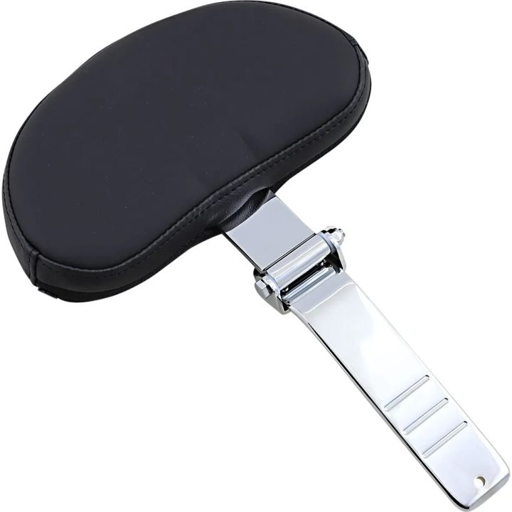 Ensamblaje de almohadilla pequeña estacionaria con barra corta de respaldo — almohadilla 23 x 13,5 cm, barra corta 18,42 cm, ajuste 5,08 cm, negro