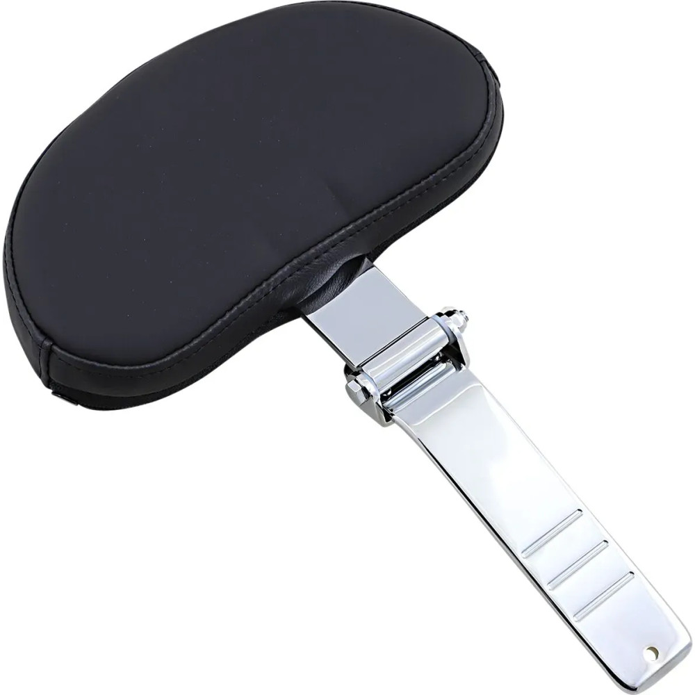 Ensamblaje de almohadilla pequeña estacionaria con barra corta de respaldo — almohadilla 23 x 13,5 cm, barra corta 18,42 cm, ajuste 5,08 cm, negro