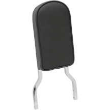 Smooth Sissy Bar Pad — 10" H, 2" thick, 5-1/2" W, Black