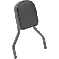 Almohadilla lisa para Sissy Bar — 7" alto, 2" grosor, 5-1/2" ancho, ajusta a 4" i.d., negro