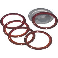 Derby/Inspection Cover Gasket Kit — 5 pack, Derby cover