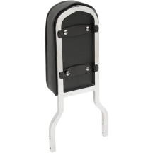 Pillow Sissy Bar Pad — 10" H, 5-1/2" W, 2" thick, Black