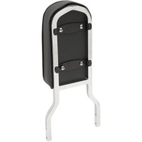 Almohadilla Pillow Sissy Bar Pad — 25,5 cm alto, 14 cm ancho, 51 mm grueso, Negro