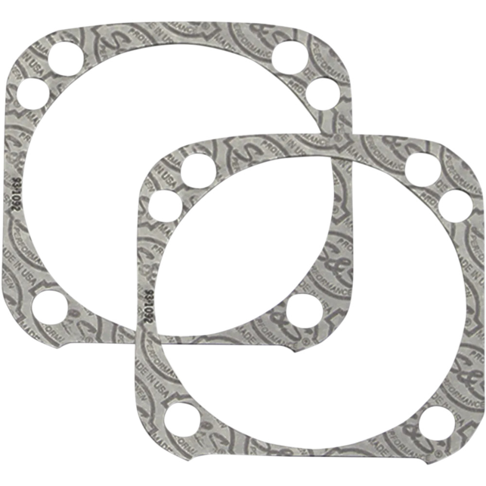 Base Gaskets — Bore 4.125", Thickness 0.46 mm (0.018"), Cylinder Base, Pair