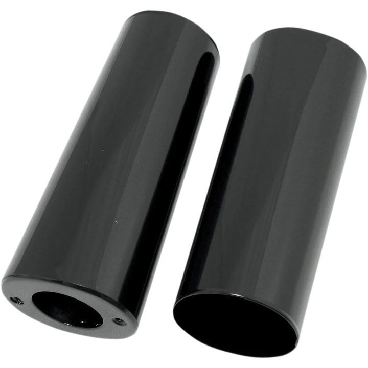 Cubiertas de deslizadores de horquilla — 215.9 mm (8.50") Negro brillo