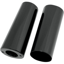 Fork Slider Covers — +51.00 mm (+2.00"), 215.90 mm (8.50"), Black, Pair