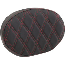 Backrest Pad for Square Sissy Bars — fits 9/16 x 2" sissy bars, 4" ID, 2-1/4" thick, 10-1/2" wide