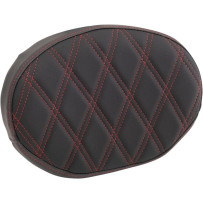 Backrest Pad for Square Sissy Bars — fits 9/16 x 2" sissy bars, 4" ID, 2-1/4" thick, 10-1/2" wide