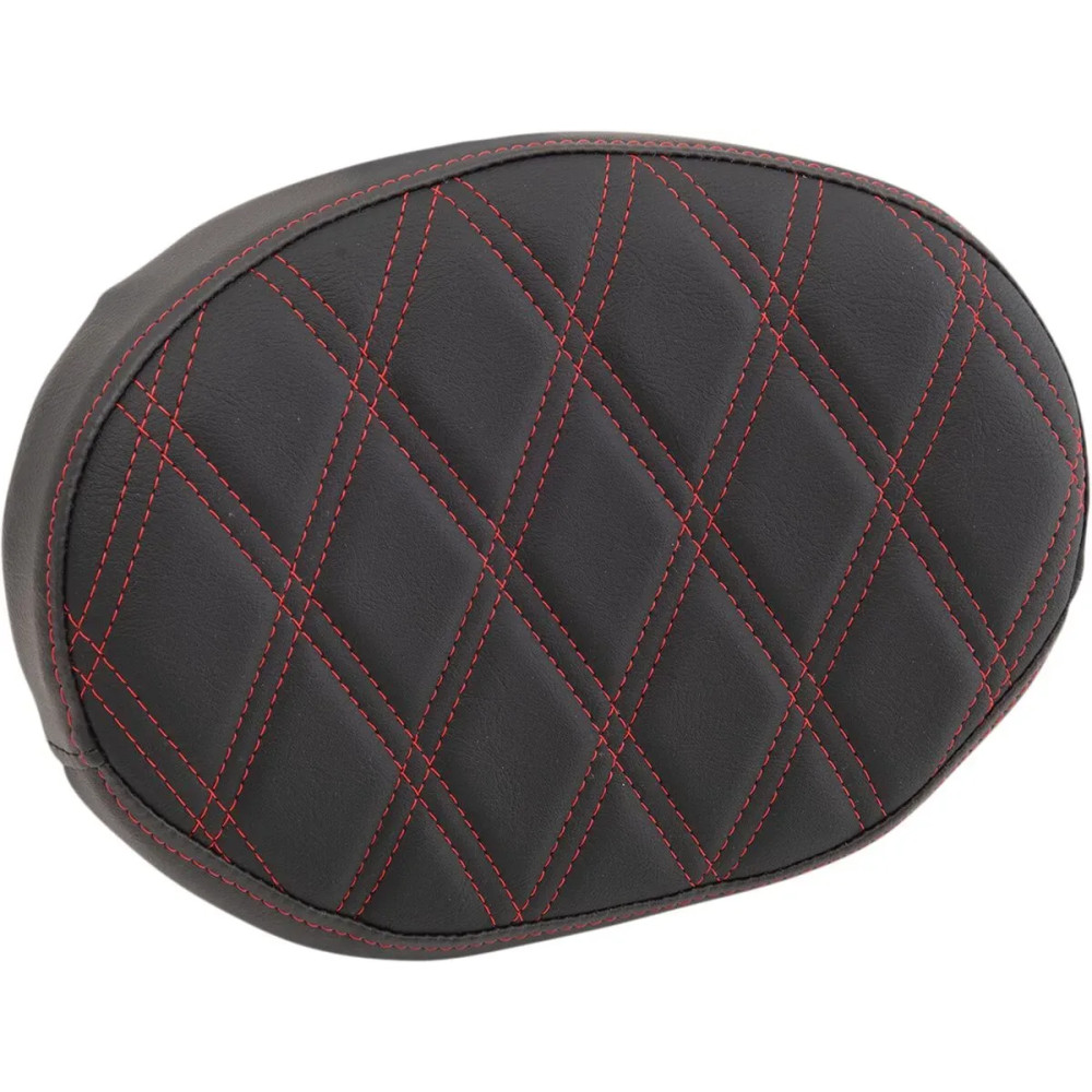 Backrest Pad for Square Sissy Bars — fits 9/16 x 2" sissy bars, 4" ID, 2-1/4" thick, 10-1/2" wide