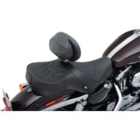 EZ Glide II™ Convertible Backrest — Black, Chrome