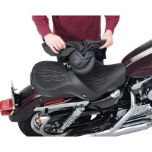 EZ Glide II™ Convertible Backrest — Black, Chrome