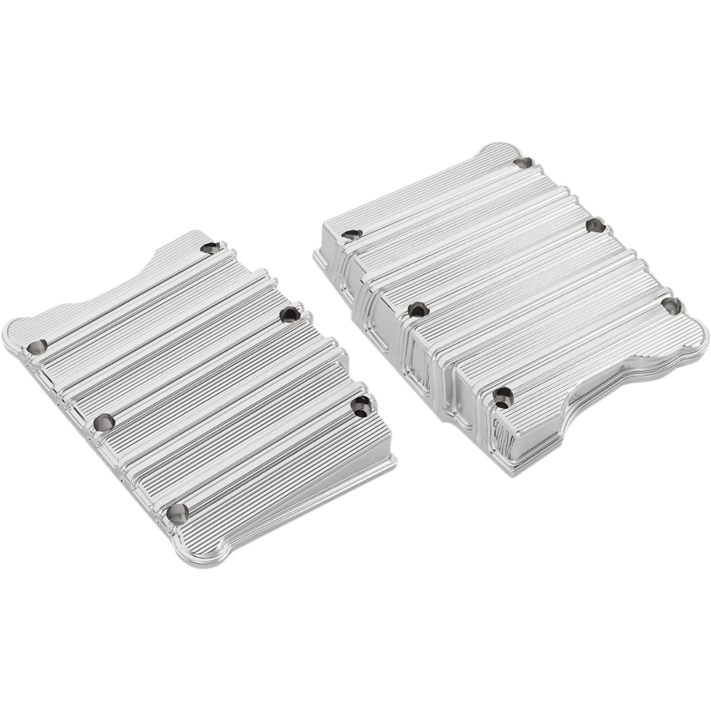 10 Gauge Rocker Box Top Covers — Chrome, Pair